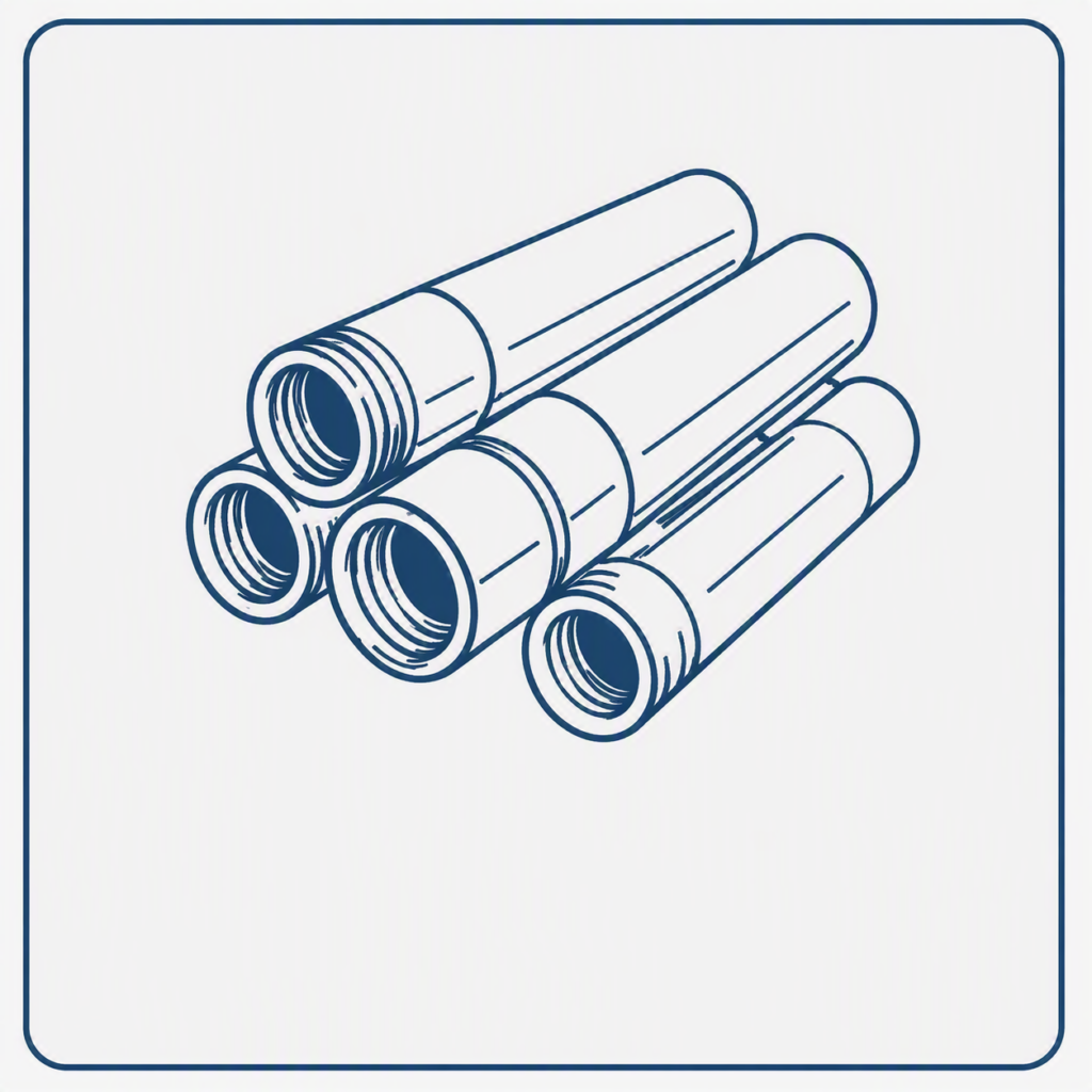 Omhulsels en casings — technische lijntekening